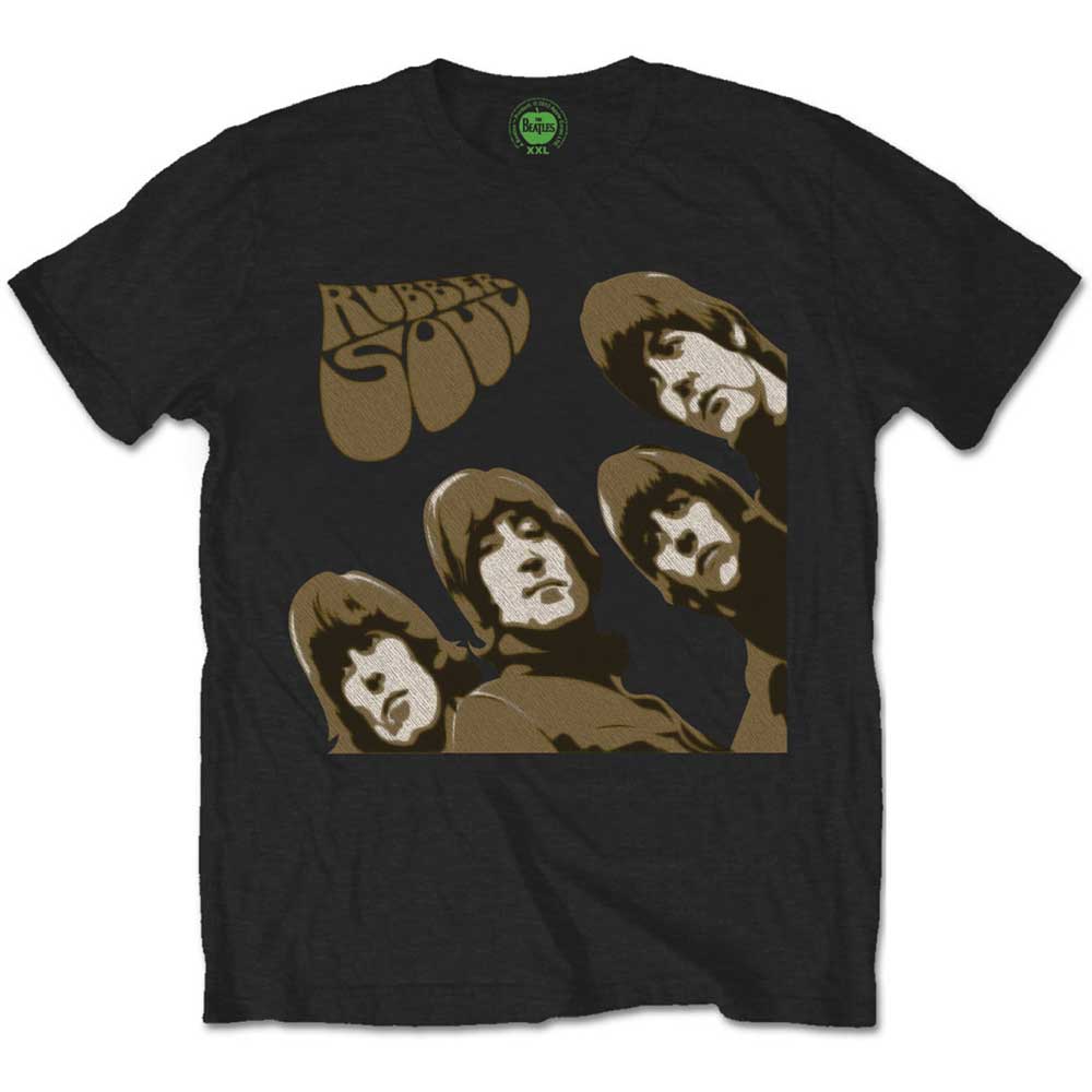 The Beatles | Rubber Soul Sketch - T-Shirt Black