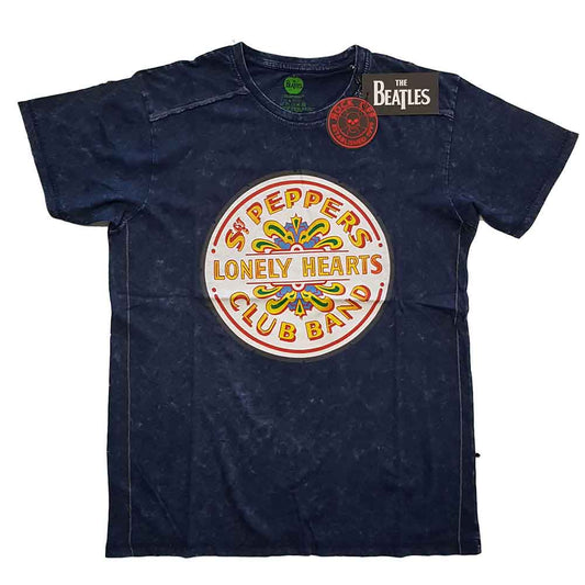 The Beatles | Sgt Pepper Drum - T-Shirt Blue
