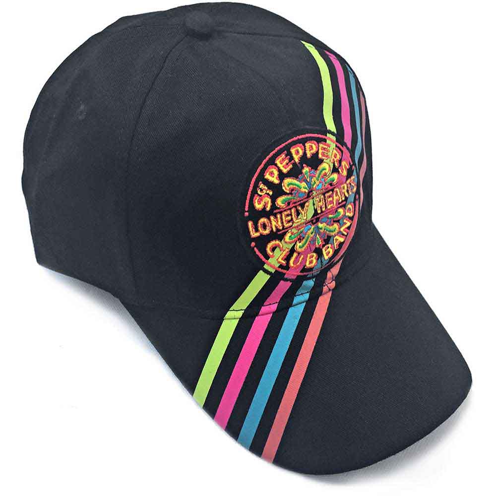 The Beatles | Sgt Pepper Stripes - Hat Black