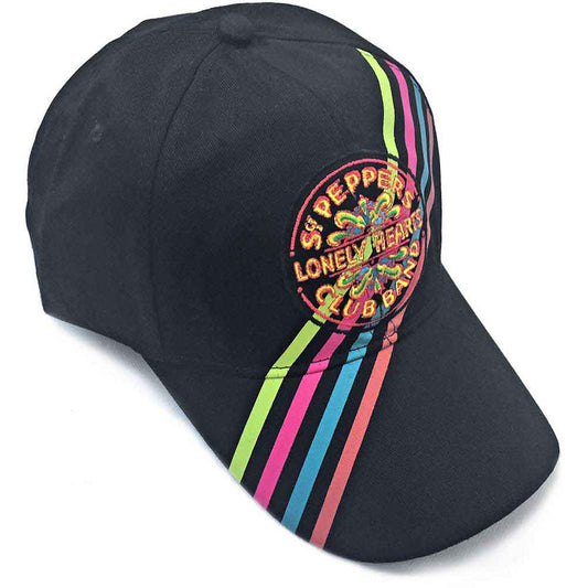 The Beatles | Sgt Pepper Stripes - Hat Black