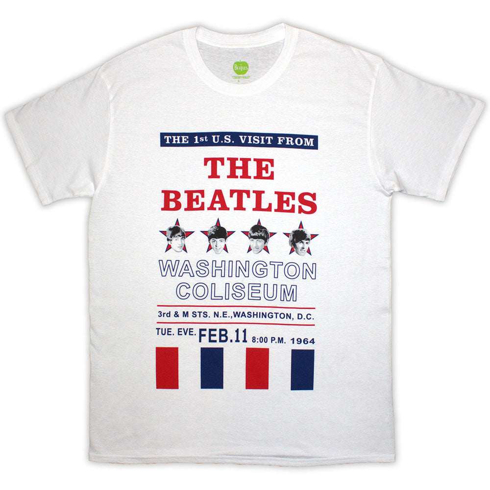 The Beatles | Washington '64 Stars & Stripes - White