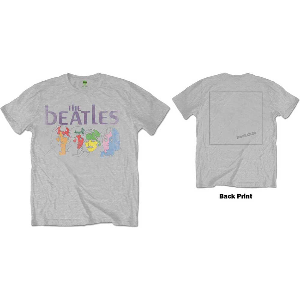 The Beatles | White Album Back - T-Shirt Grey