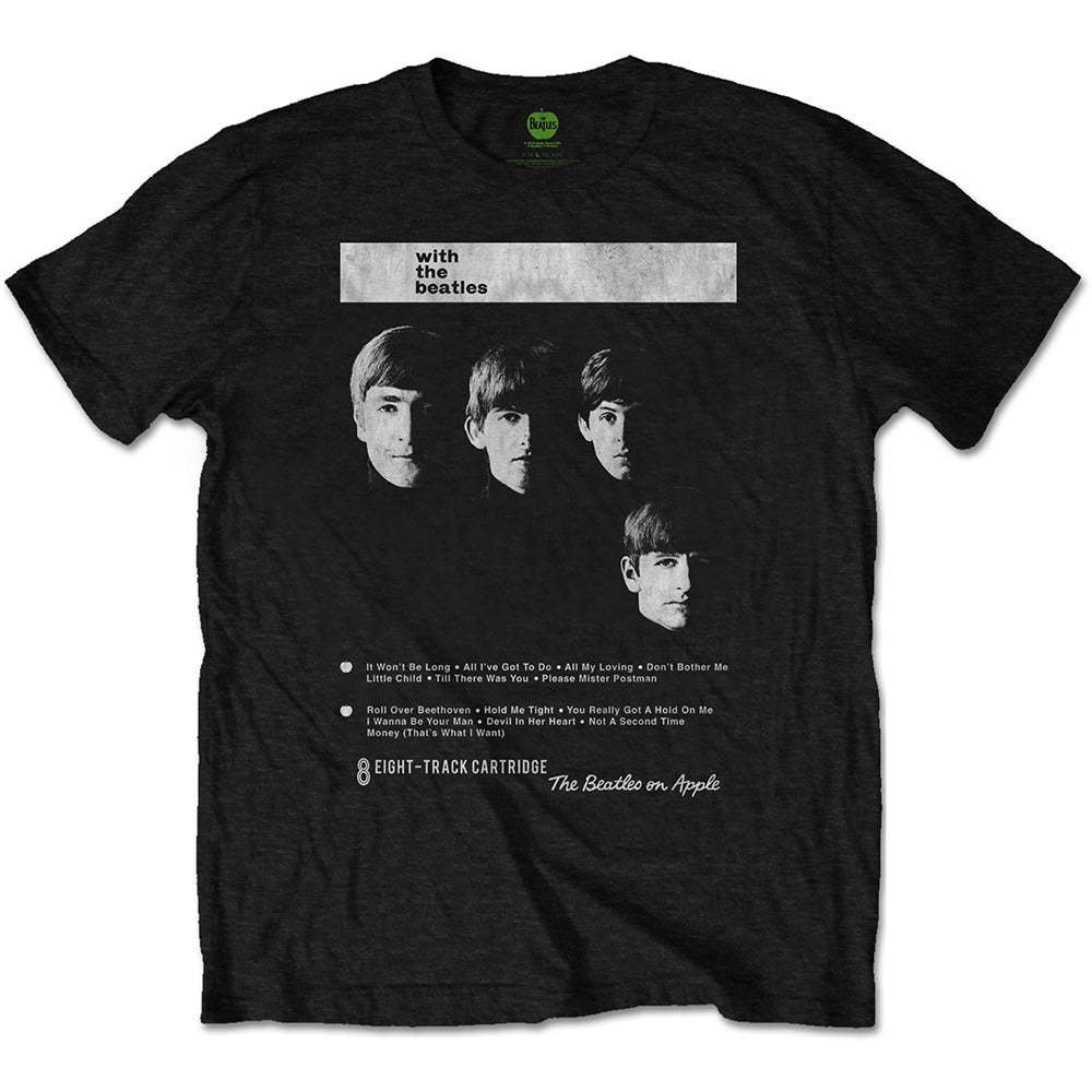 The Beatles | With The Beatles 8 Track - T-Shirt Black
