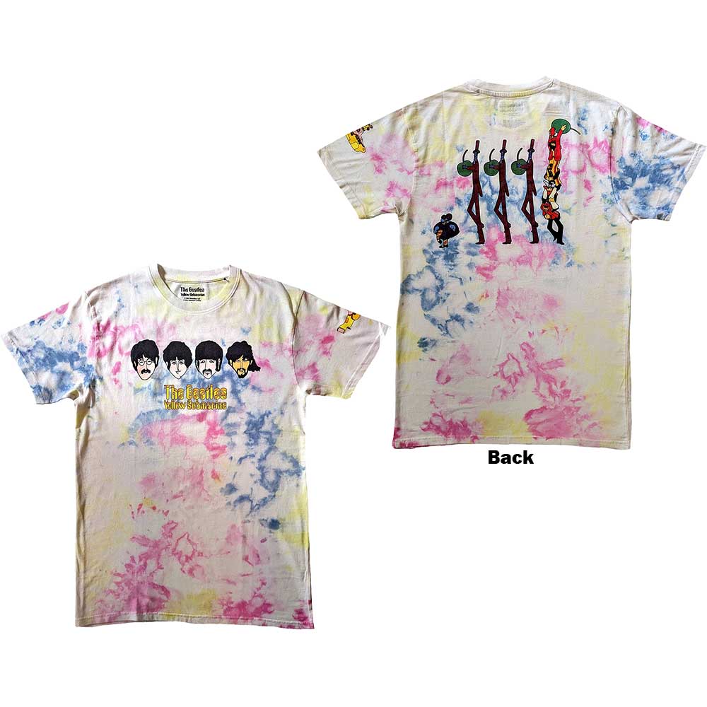 The Beatles | Yellow Submarine Heads & Apple Bonkers - T-Shirt White