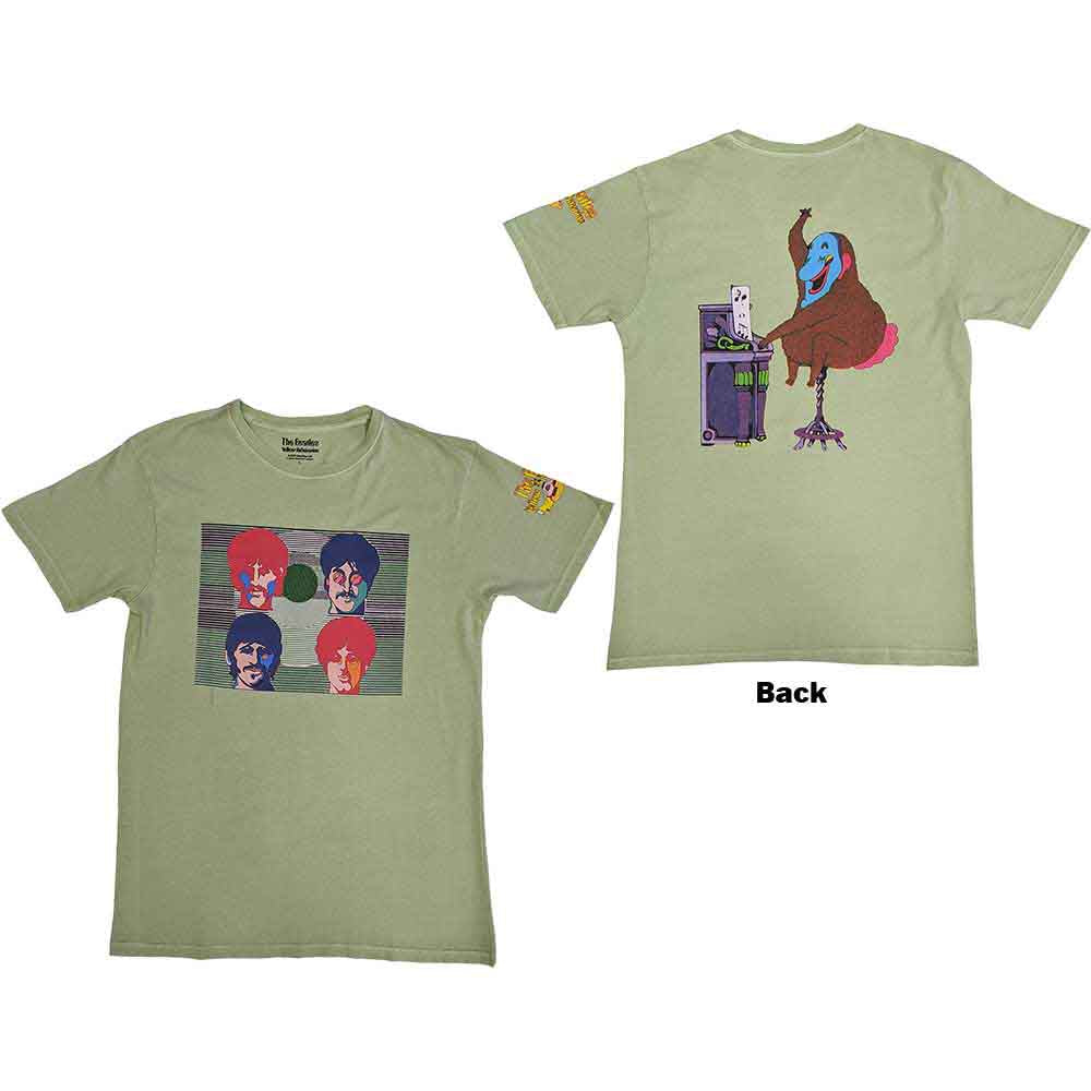 The Beatles | Yellow Submarine Magic Piano - T-Shirt Green