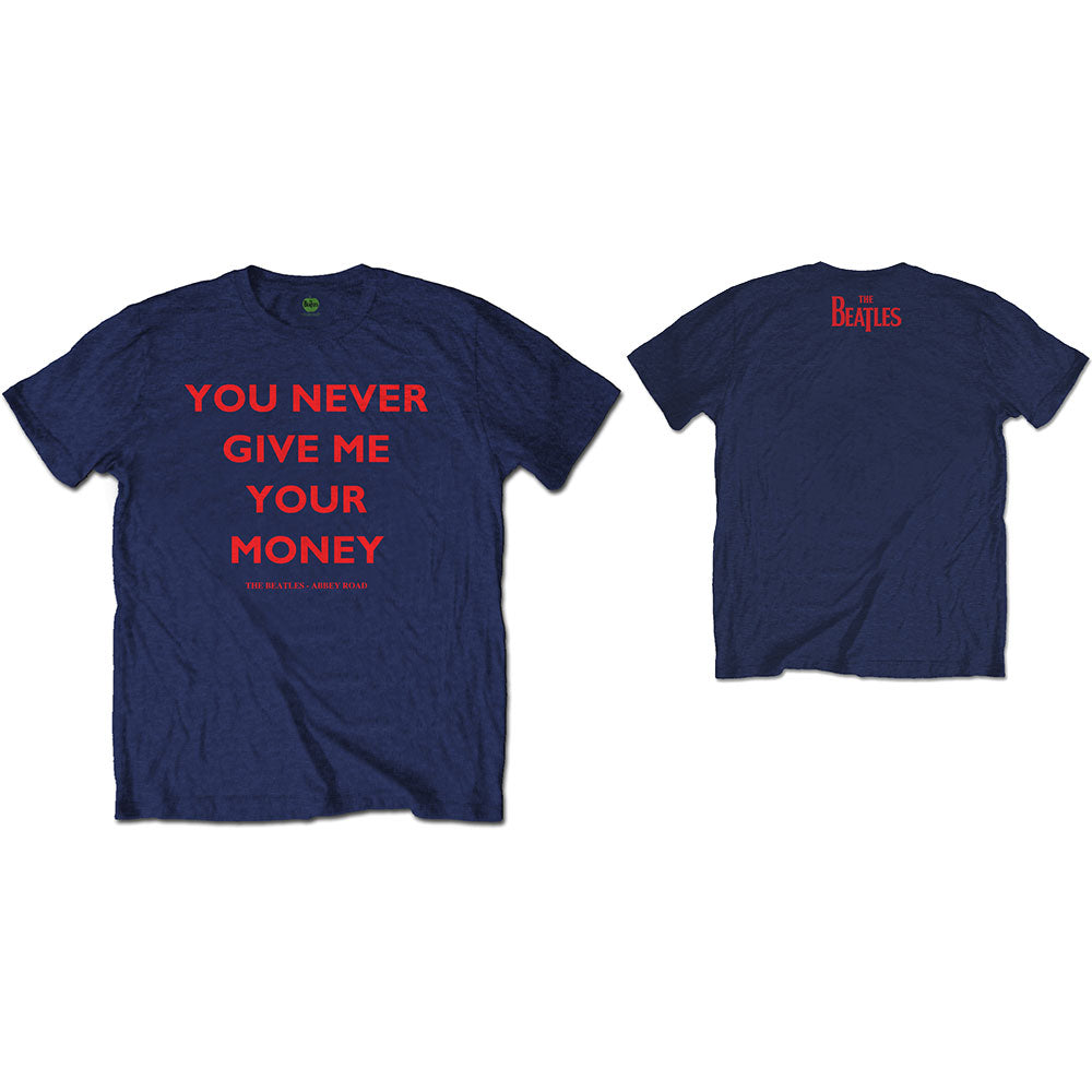 The Beatles | You Never Give Me Your Money - T-Shirt Blue