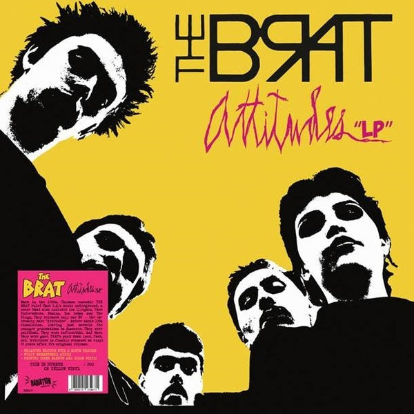 THE BRAT | Attitudes LP (Yellow Vinyl) - Vinyl