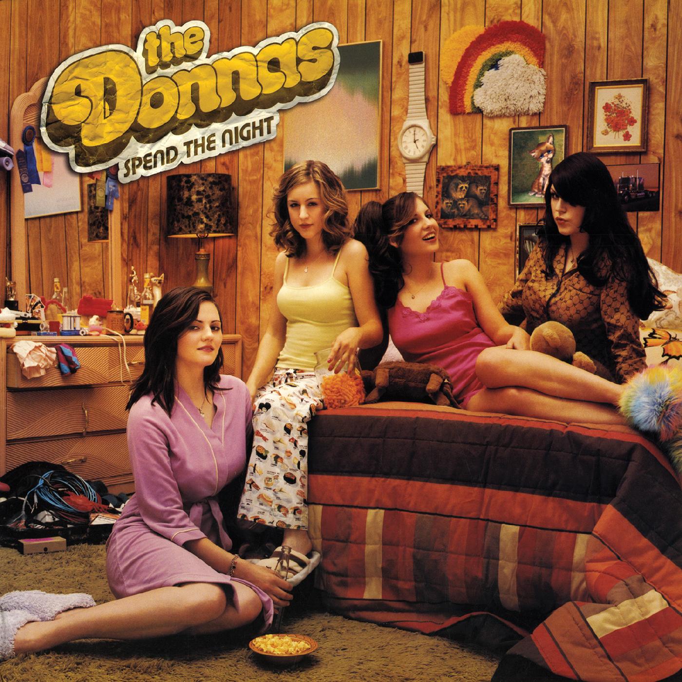 The Donnas | Spend The Night (Clear With Canary & Pink Splatter Vinyl) - Vinyl