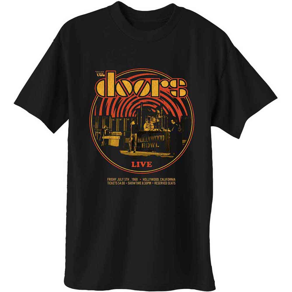 The Doors | 68 Retro Circle - T-Shirt Black