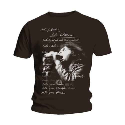 The Doors | LA Woman Lyrics - T-Shirt Black