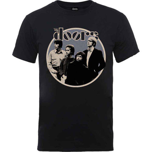 The Doors | Retro Circle - T-Shirt Black
