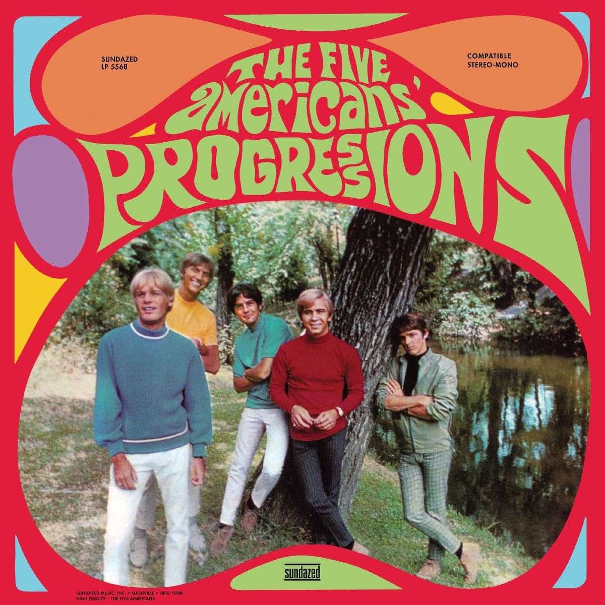 The Five Americans | Progressions (GOLD VINYL) - Vinyl