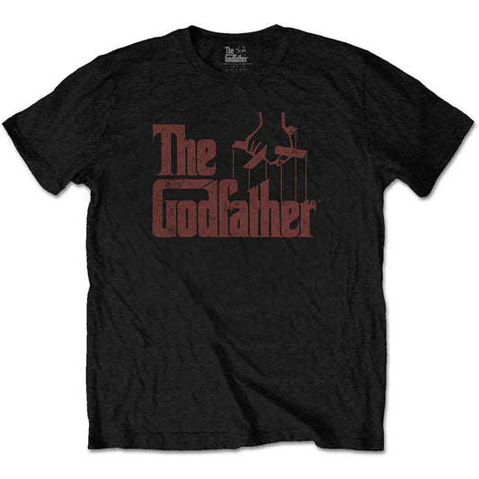 The Godfather | Logo Brown - T-Shirt Black