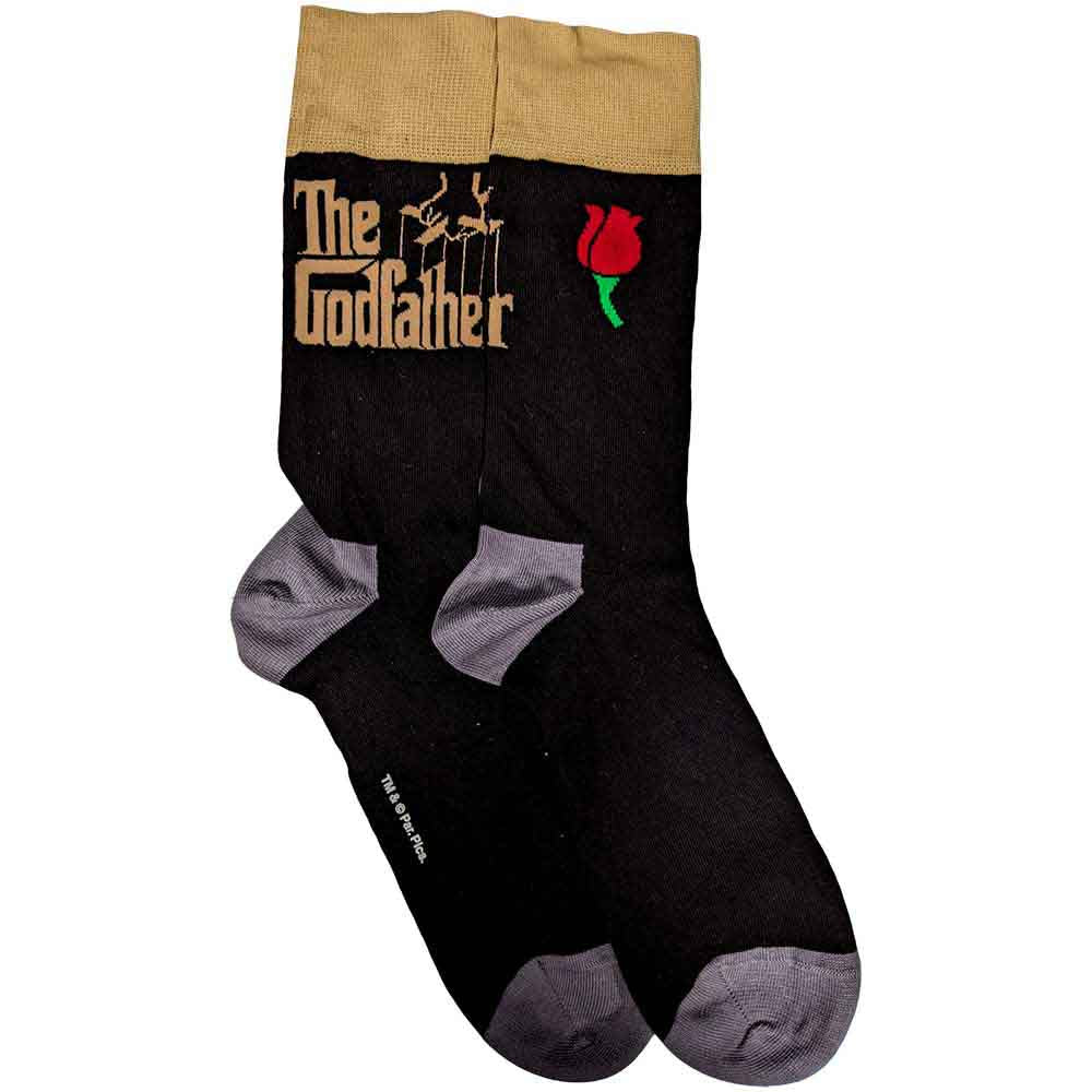 The Godfather | Logo Gold - Socks Black