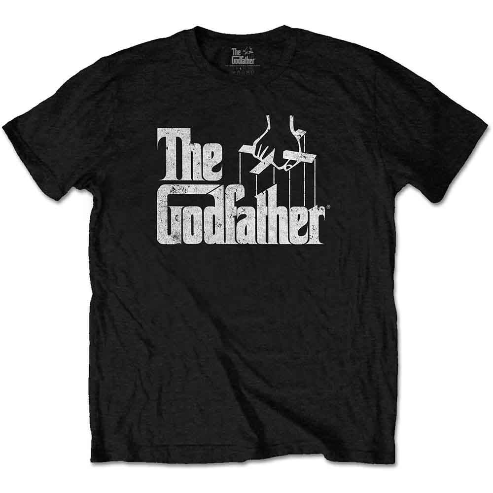 The Godfather | Logo White - T-Shirt Black