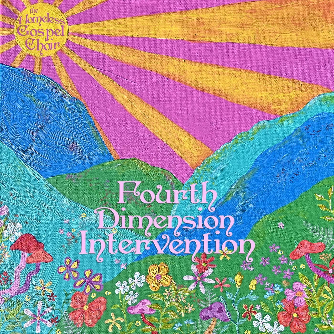 The Homeless Gospel Choir | Fourth Dimension Intervention (SEAGLASS BLUE VINYL) - Vinyl