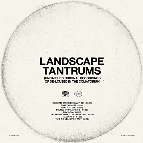 The Mars Volta | Landscape Tantrums - Unfinished Original Recordings Of De-Loused In The Comatorium (Black Vinyl) - Vinyl
