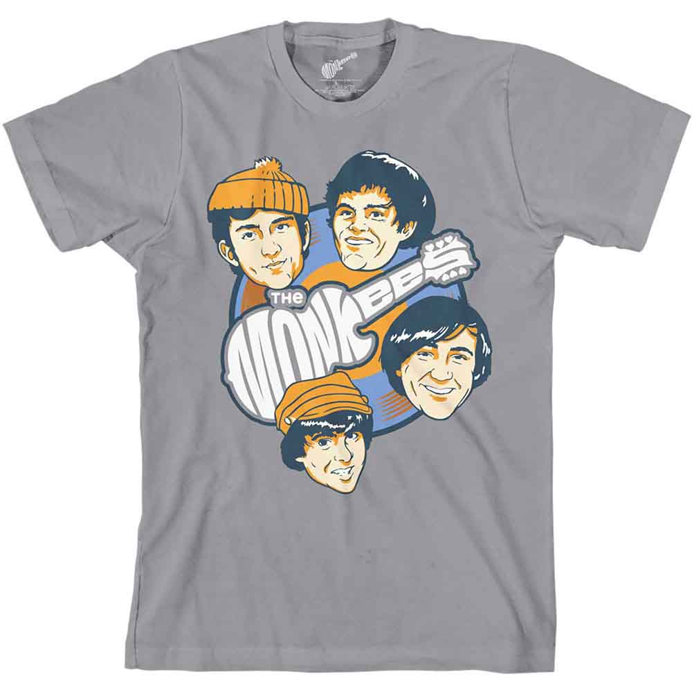 The Monkees | Vinyl Heads - T-Shirt Grey
