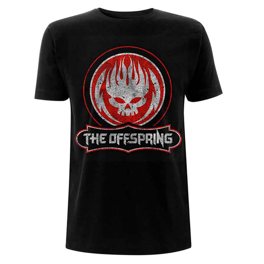The Offspring | Distressed Skull - T-Shirt Black