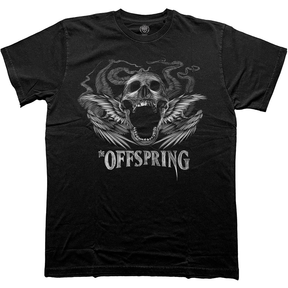The Offspring | Feathered Winged Skull - Black
