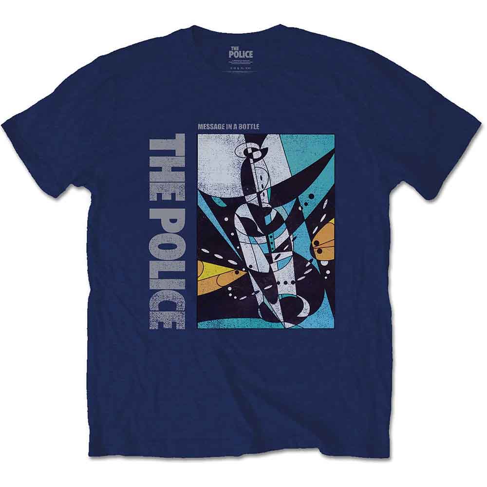 The Police | Message in a Bottle - T-Shirt Blue