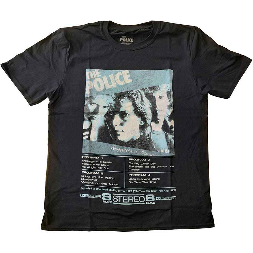 The Police | Reggatta 8 Track - T-Shirt Black