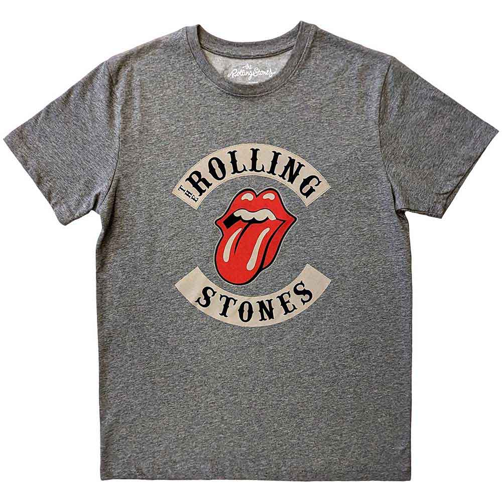 The Rolling Stones | Biker Tongue - T-Shirt Grey