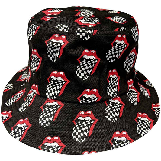 The Rolling Stones | Checker Tongue Pattern - Hat Grey