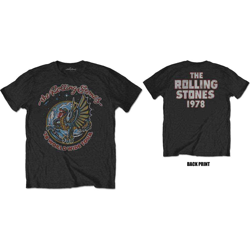 The Rolling Stones | Dragon '78 - T-Shirt Black