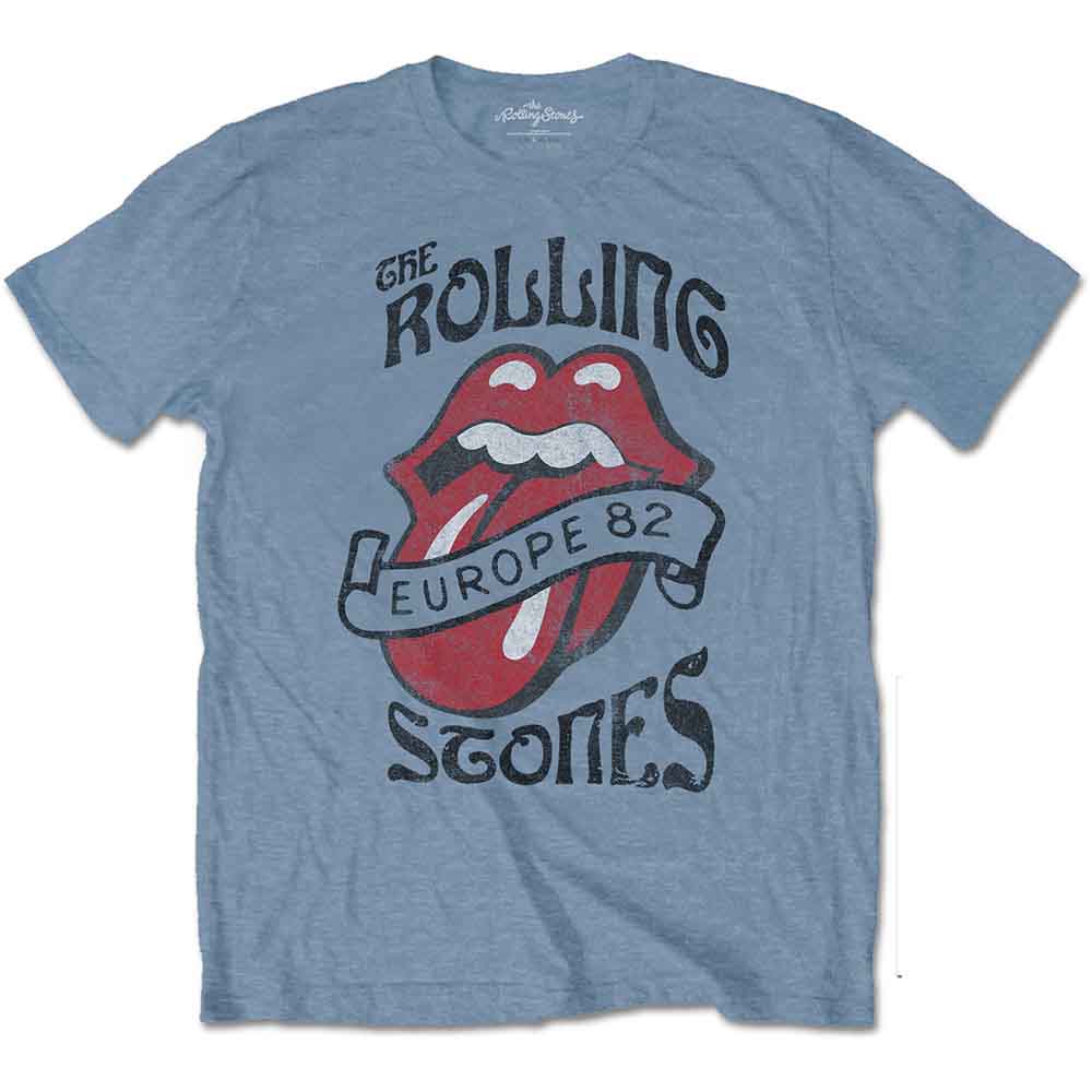 The Rolling Stones | Europe '82 Tour - T-Shirt Blue