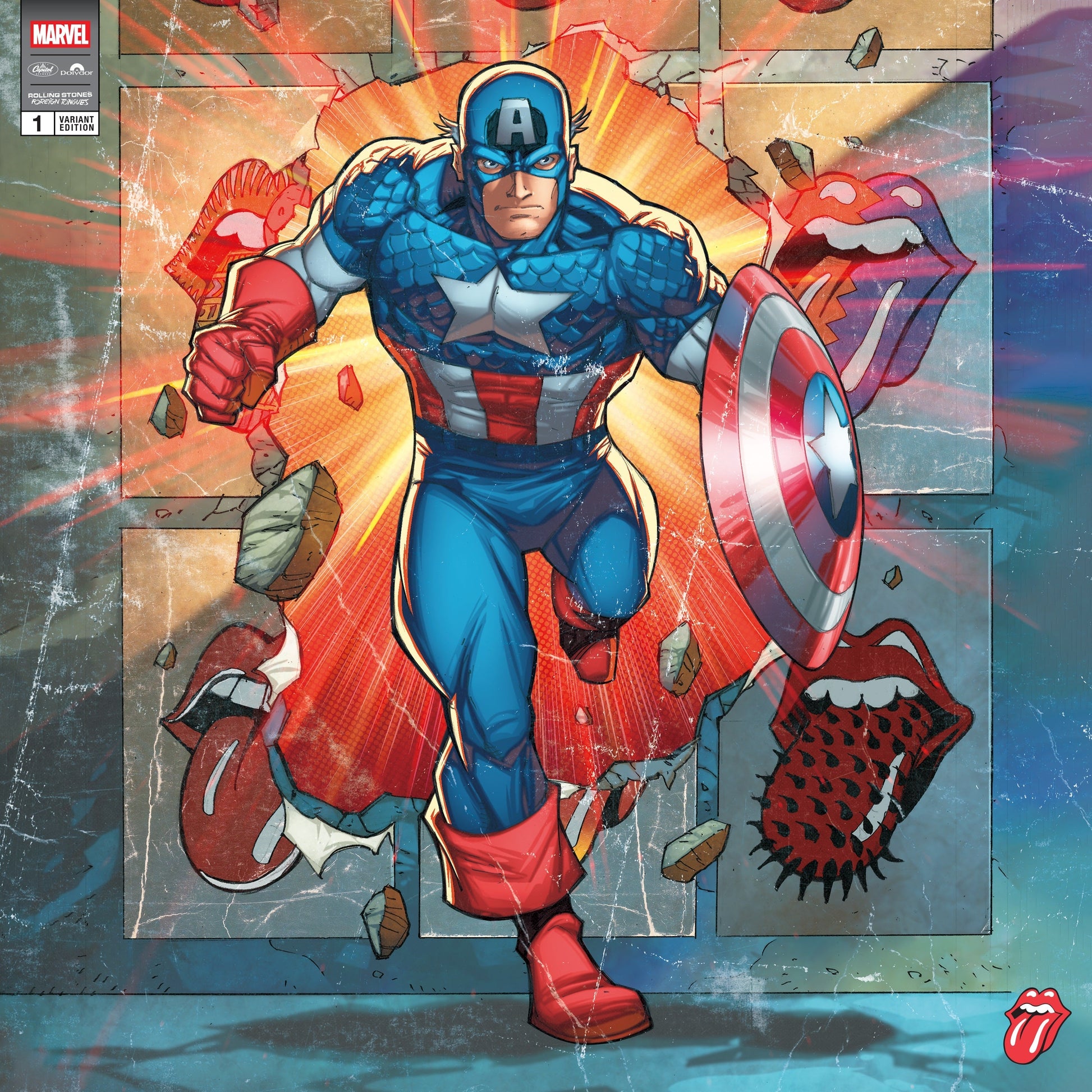 The Rolling Stones | Foreign Tongues (Marvel Collector'S Series) [Captain America] [2LP] - Vinyl