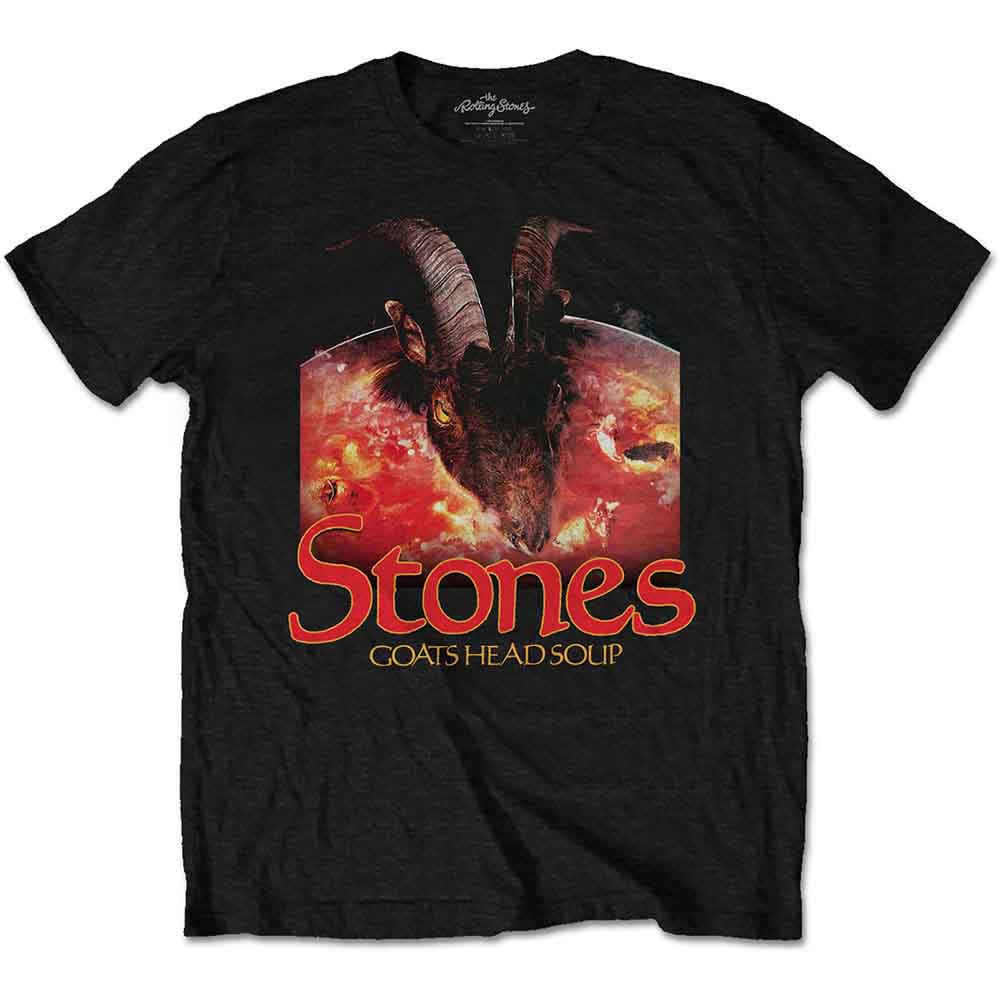 The Rolling Stones | Goats Head Soup with Logo - T-Shirt Black