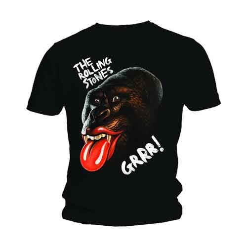 The Rolling Stones | Grrr Black Gorilla - T-Shirt Black