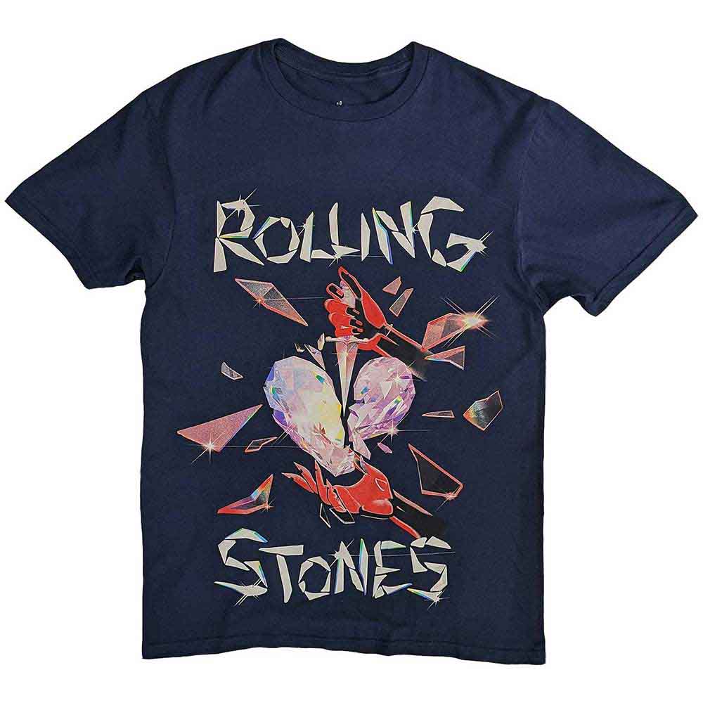 The Rolling Stones | Hackney Diamonds Heart - T-Shirt Blue