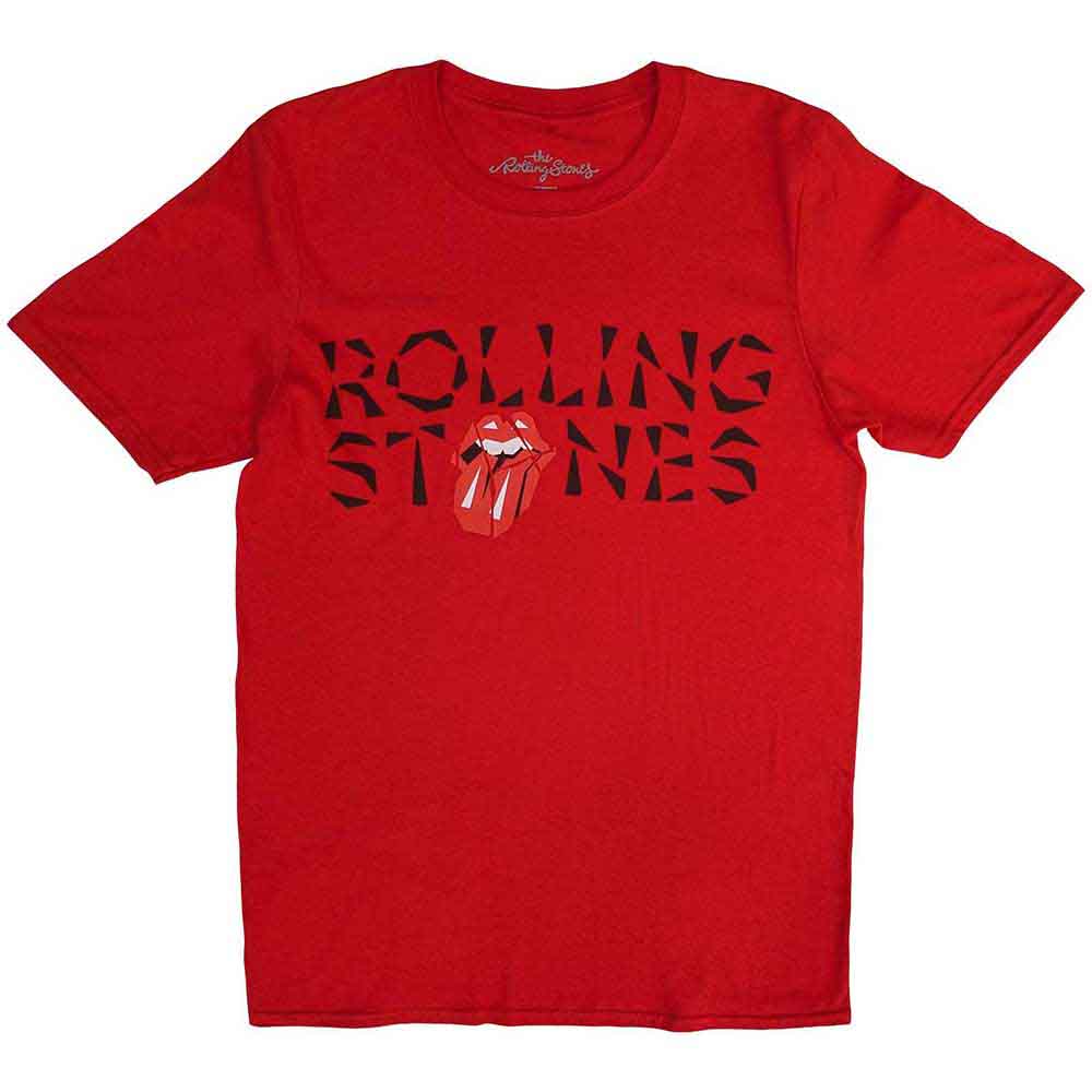 The Rolling Stones | Hackney Diamonds Shard Logo - T-Shirt Red