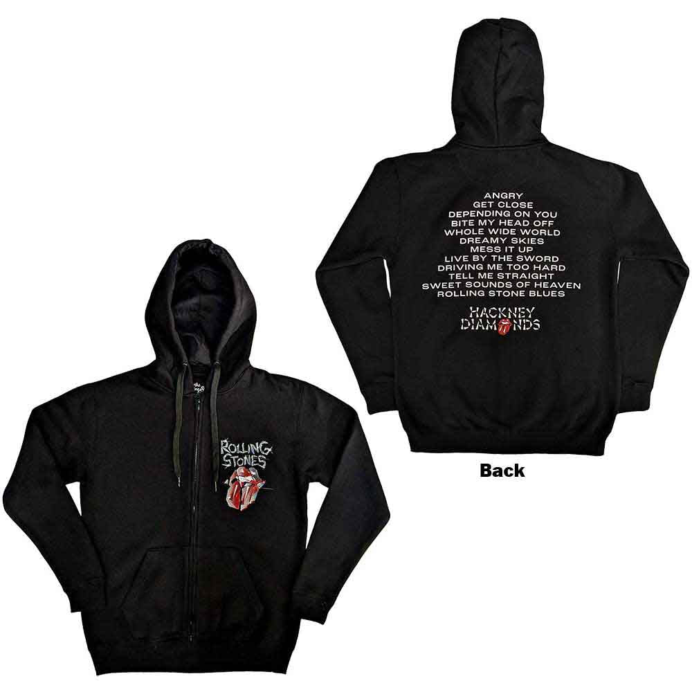 The Rolling Stones | Hackney Diamonds Tracklist - Sweatshirt Black