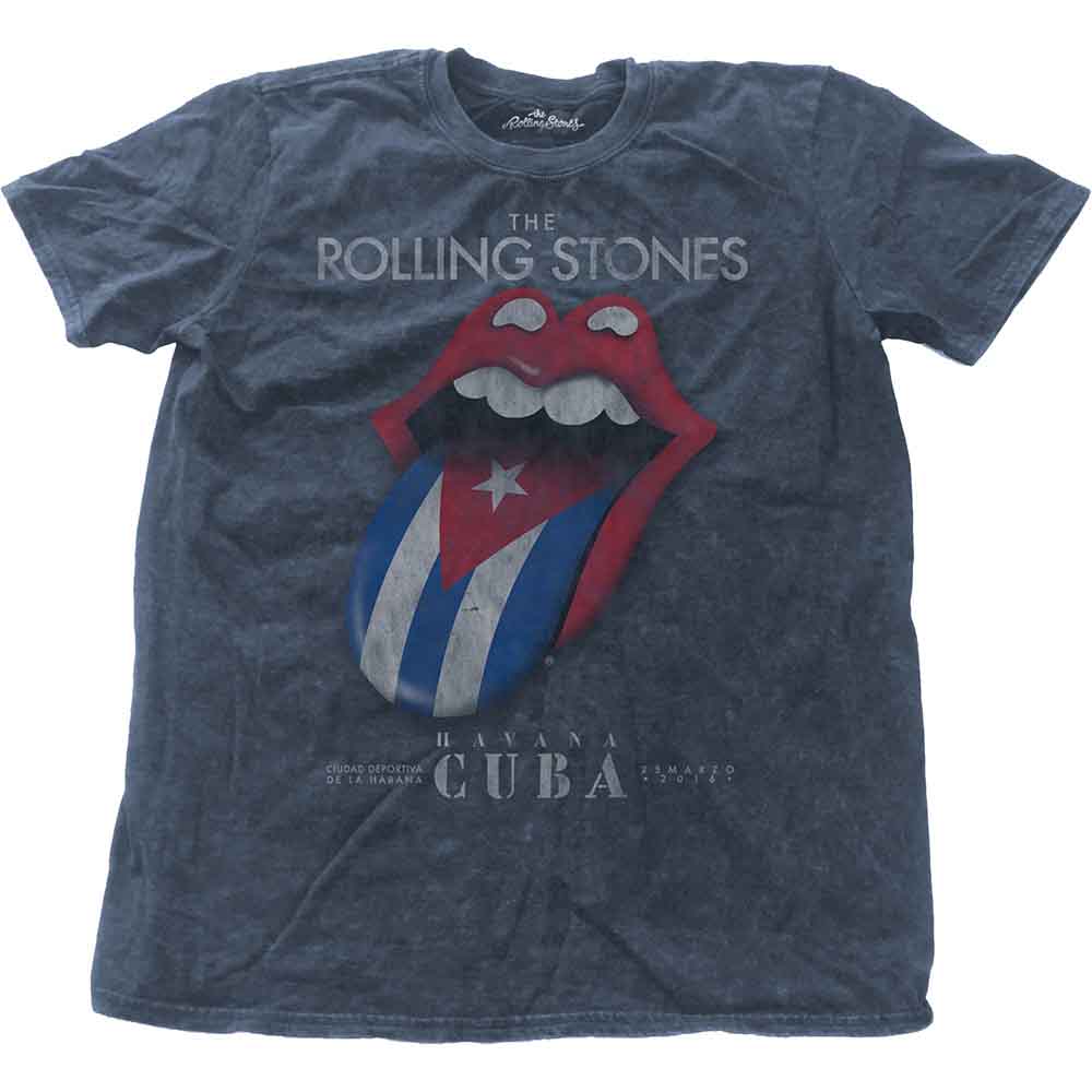 The Rolling Stones | Havana Cuba - T-Shirt Blue