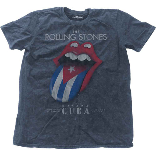 The Rolling Stones | Havana Cuba - T-Shirt Blue
