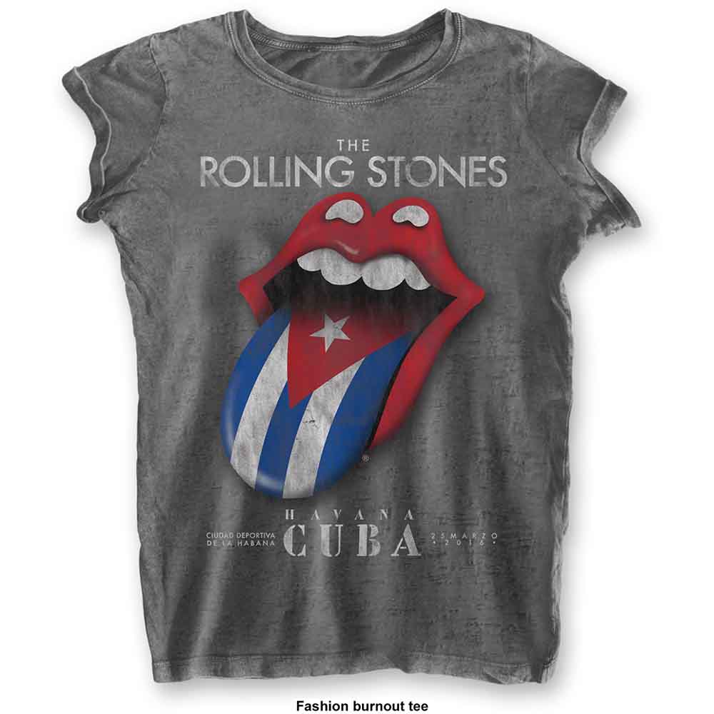 The Rolling Stones | Havana Cuba - T-Shirt Grey