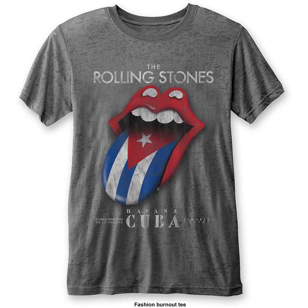 The Rolling Stones | Havana Cuba - T-Shirt Grey