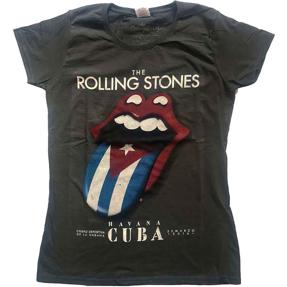 The Rolling Stones | Havana Cuba - T-Shirt Grey