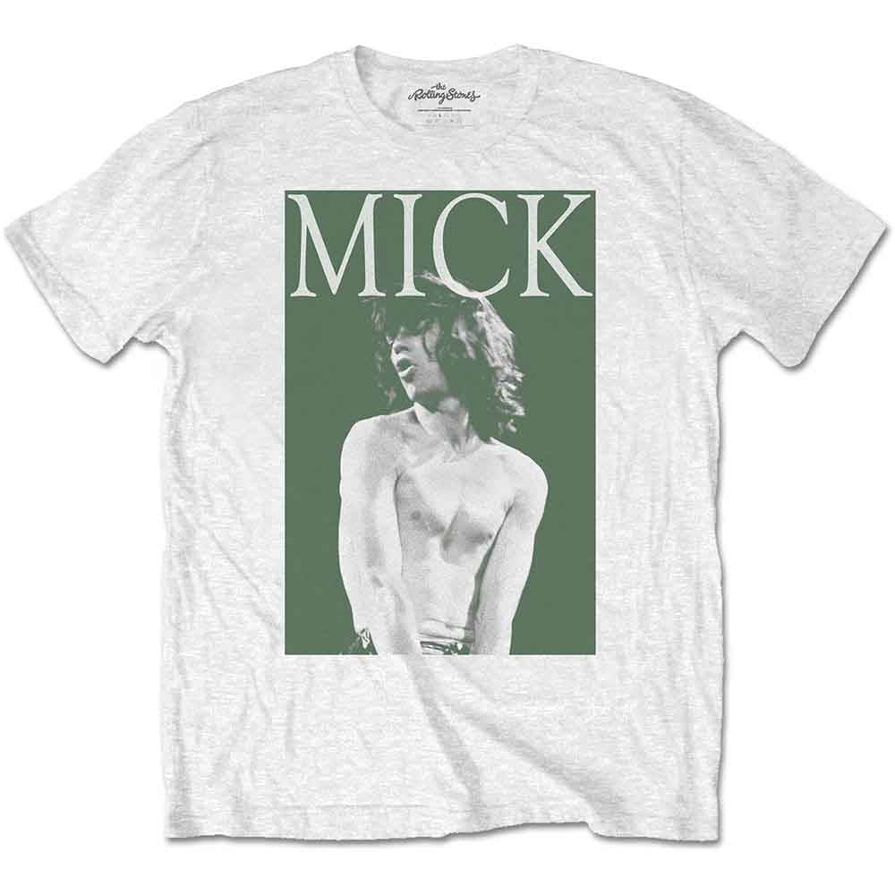 The Rolling Stones | Mick Photo Version 2 - T-Shirt White
