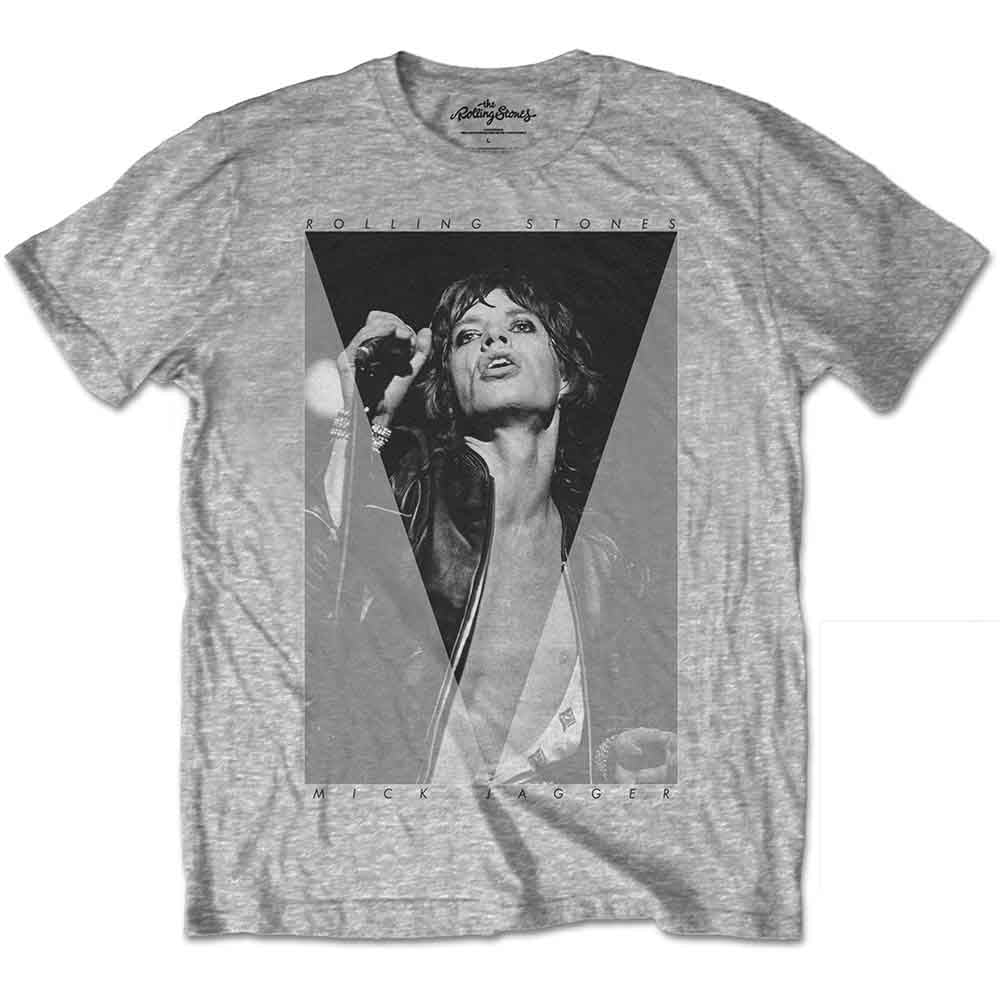 The Rolling Stones | Mick Triangle - T-Shirt Grey