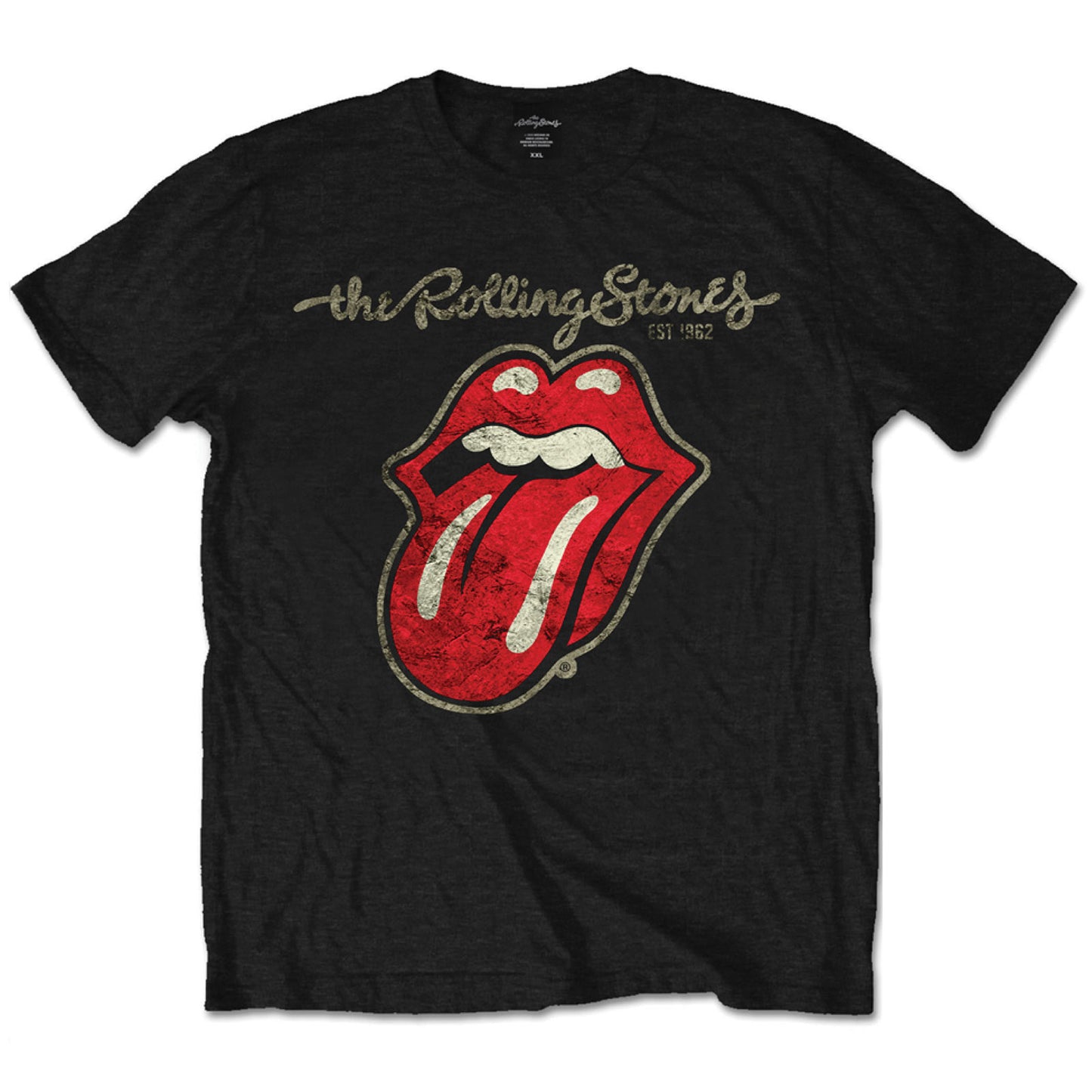 The Rolling Stones | Plastered Tongue - T-Shirt black
