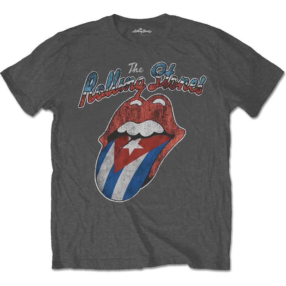 The Rolling Stones | Rocks Off Cuba - T-Shirt Grey