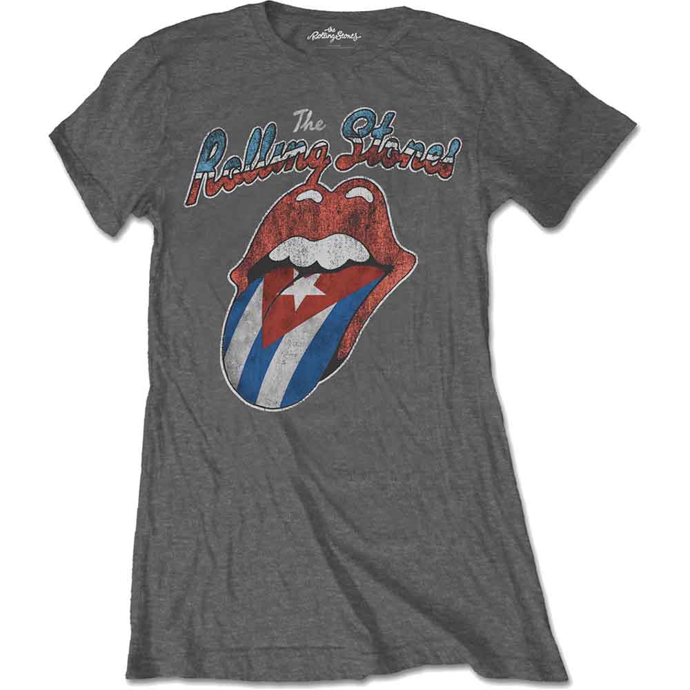 The Rolling Stones | Rocks Off Cuba - T-Shirt Grey