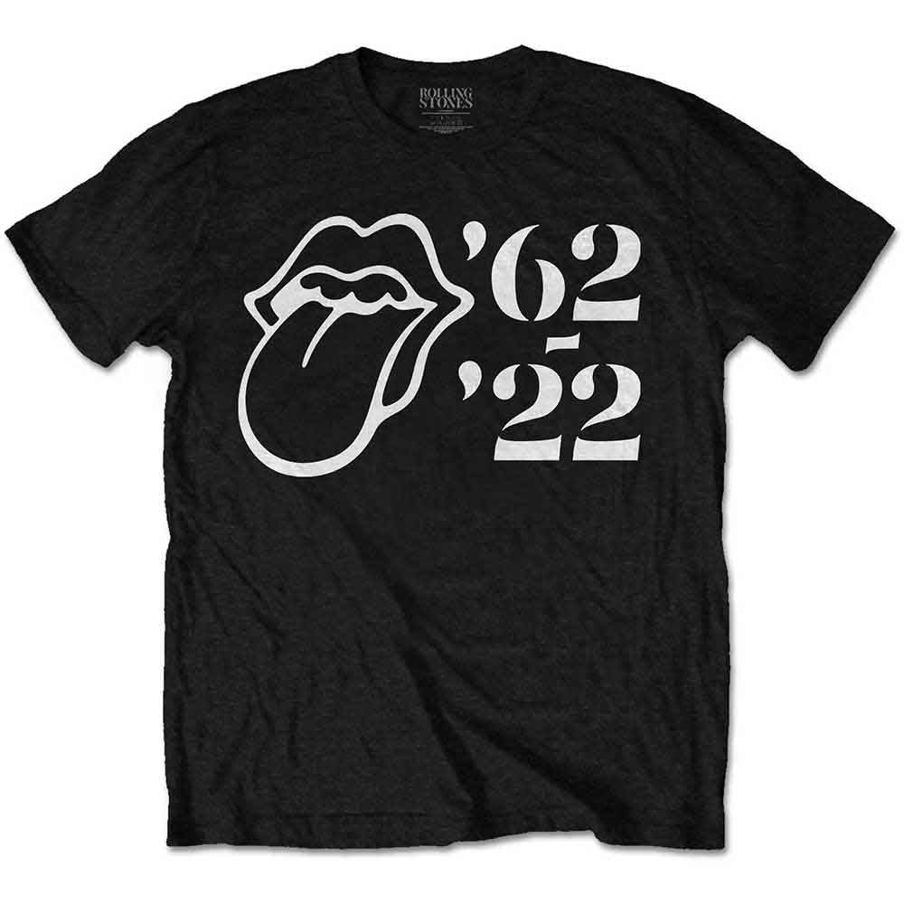 The Rolling Stones | Sixty Outline '62 - '22 - T-Shirt Black