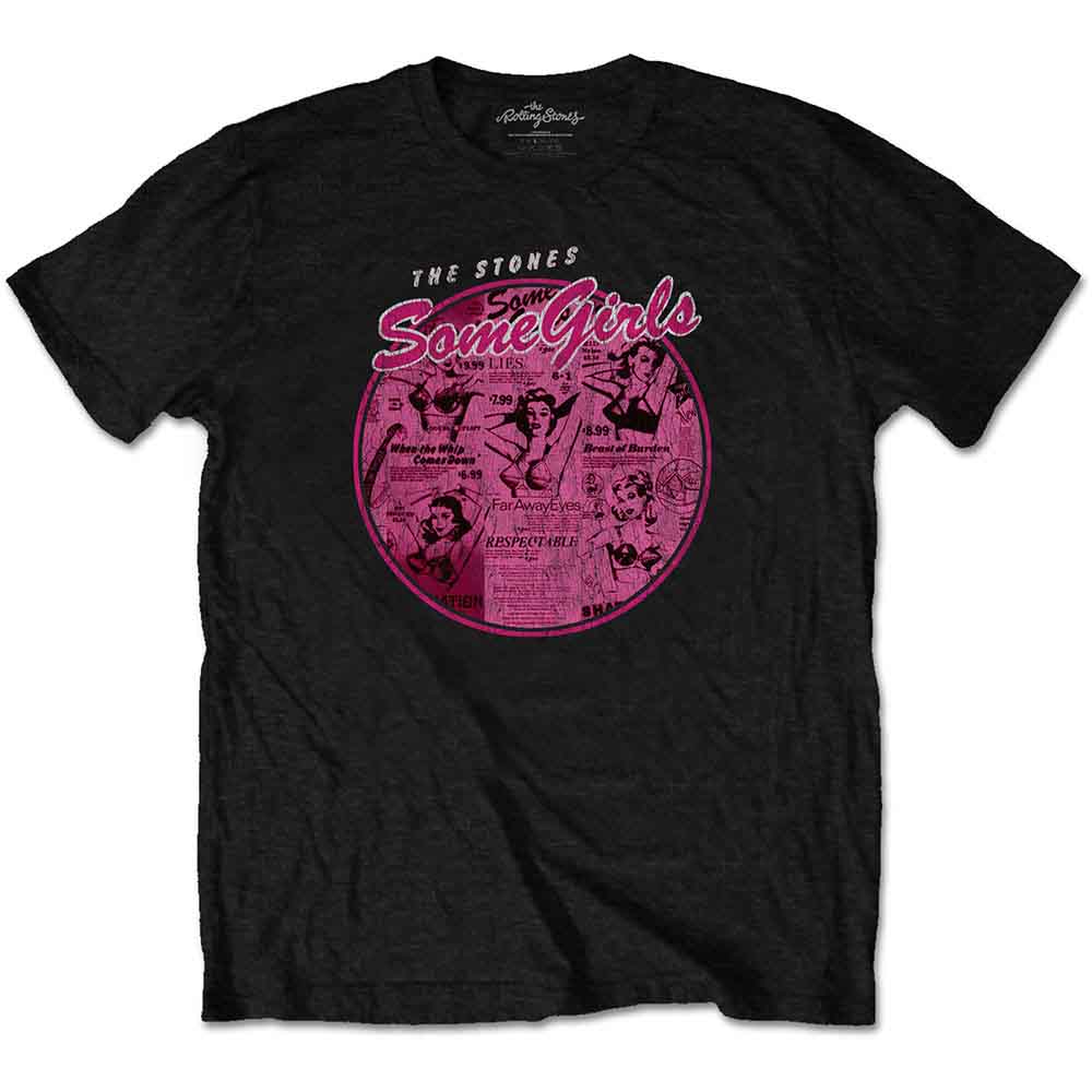 The Rolling Stones | Some Girls Circle V.2. - T-Shirt Black