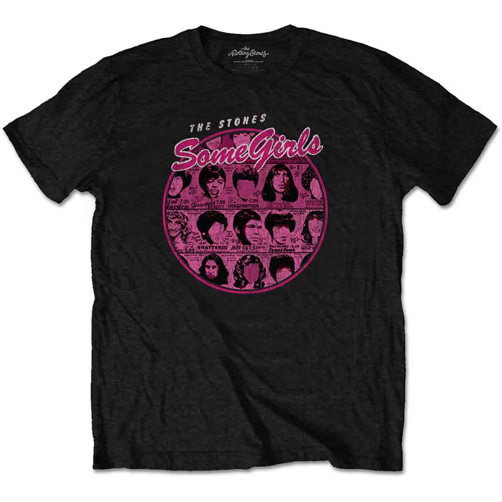 The Rolling Stones | Some Girls Circle Version 1 - T-Shirt Black