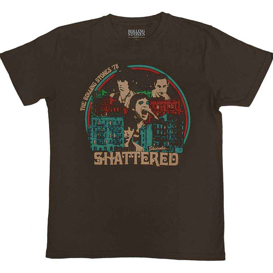 The Rolling Stones | Some Girls Shattered - T-Shirt Brown